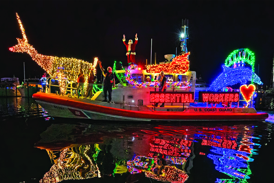 Schooner Wharf Bar Lighted Boat Parade